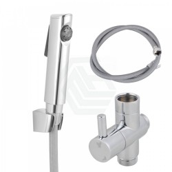 Handheld Chrome ABS Toilet Bidet Spray Wash Kit with Diverter Tap Set 1.2m Nylon Water Hose Handheld Chrome ABS Toilet Bidet Spray Wash Kit with Diverter Tap Set 1.2m Nylon Water Hose